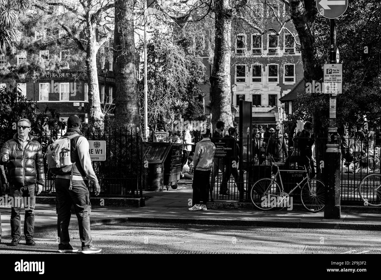Après Lockdown London West End Soho Banque D'Images