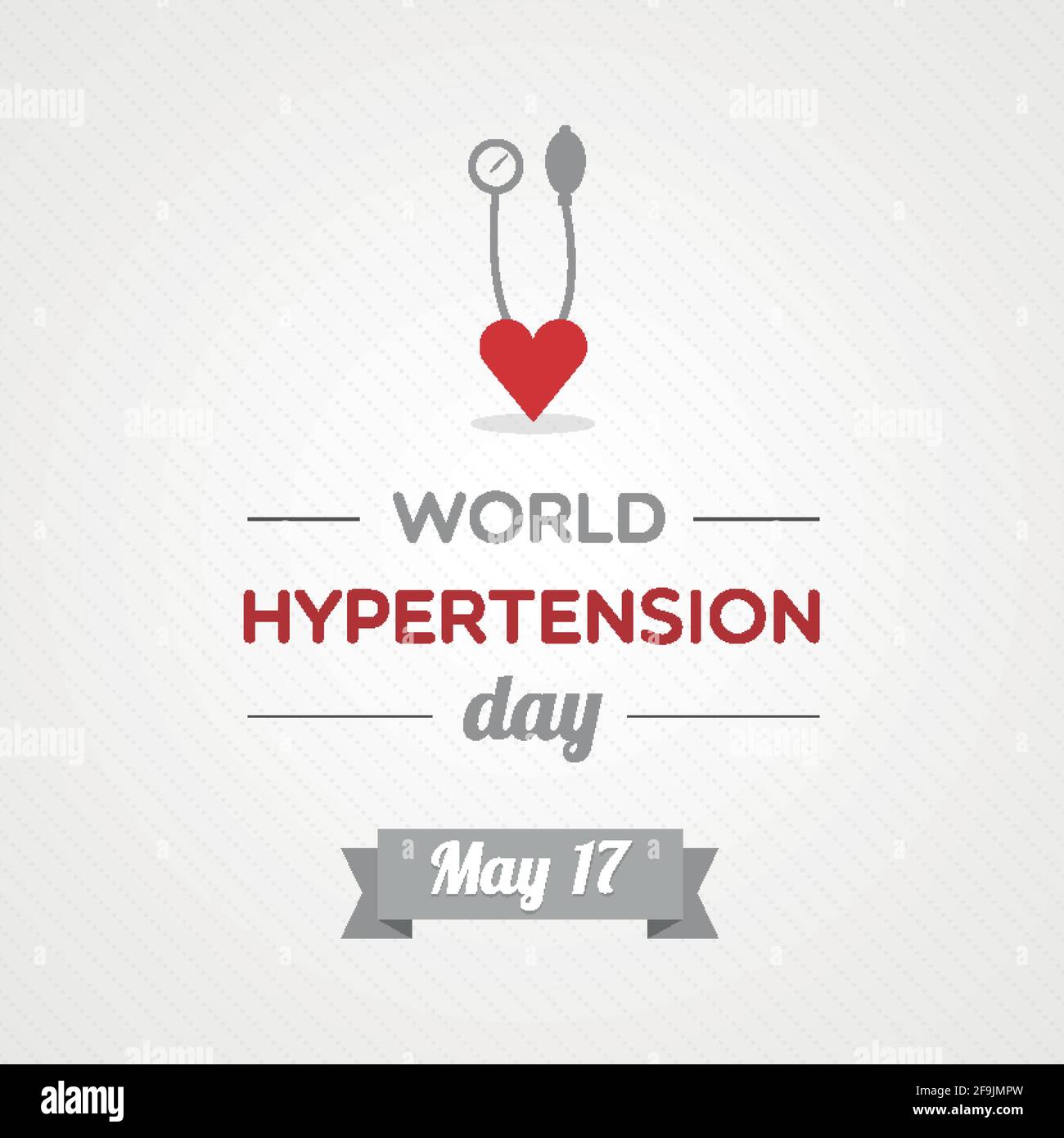 Journée mondiale de l'hypertension. Mai 17. Illustration vectorielle, conception plate Illustration de Vecteur