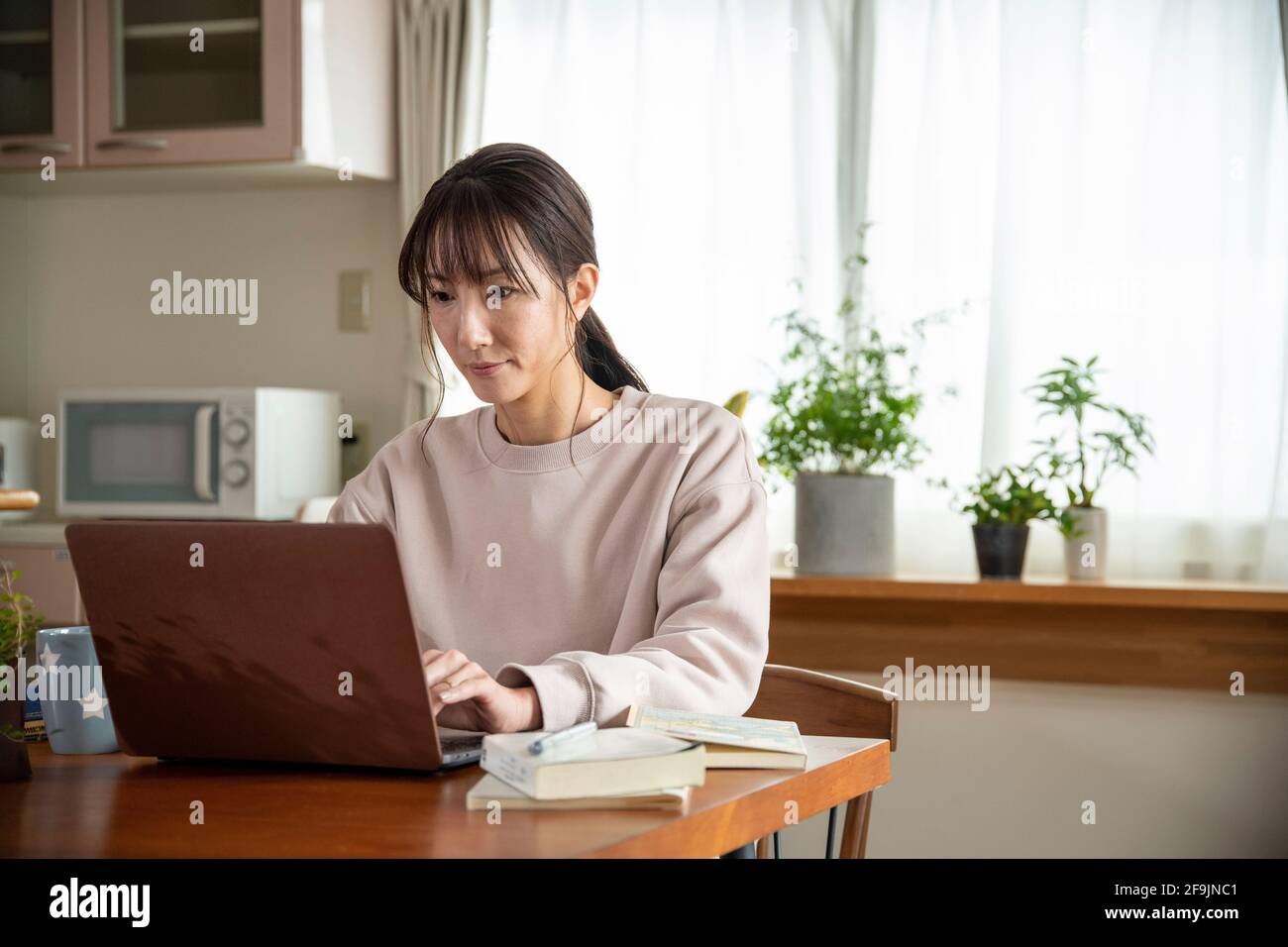 Travailler à domicile Banque D'Images