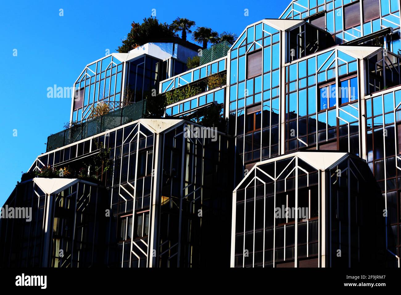 Moderne Architektur mit Hochhäusern BEI les Halles Paris Frankreich Banque D'Images