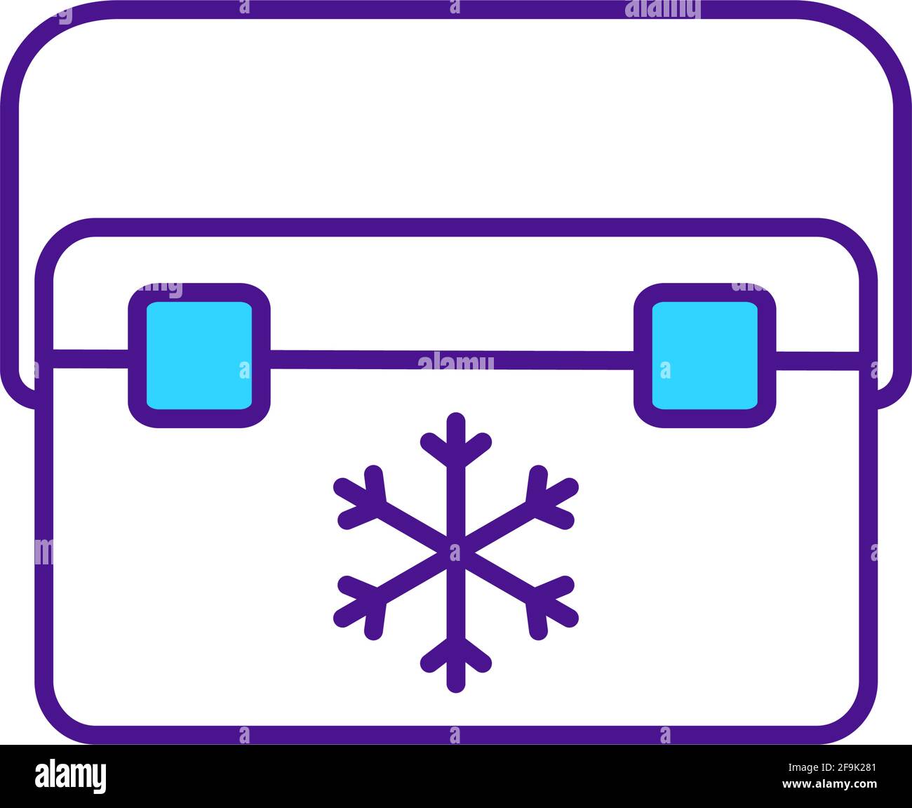 Congélation et stockage des organes donnés icône de couleur RVB Illustration de Vecteur