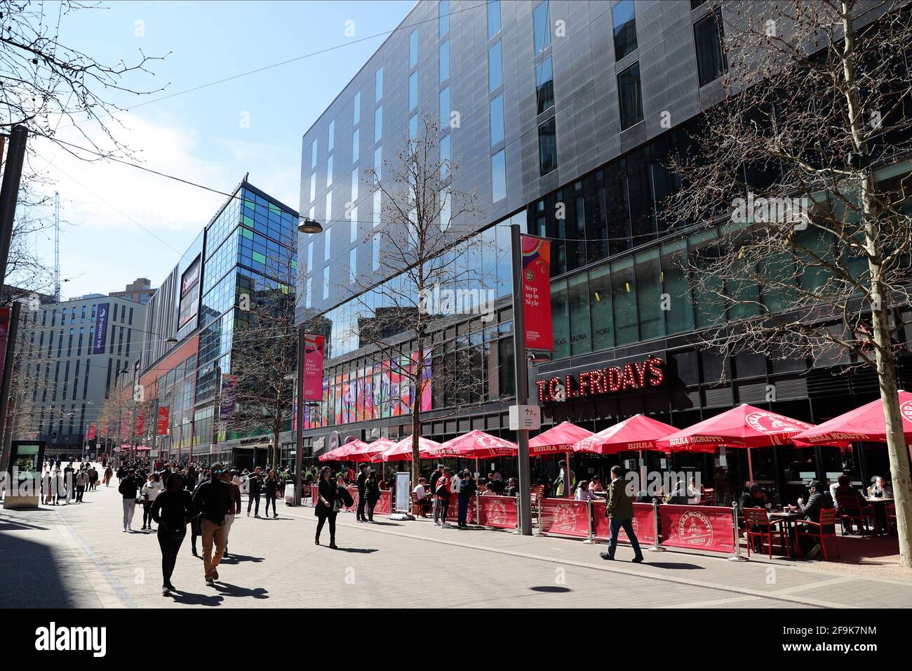 WEMBLEY PARK BOULEVARD, CHELSEA FC V MANCHESTER CITY FC, 2021 Banque D'Images