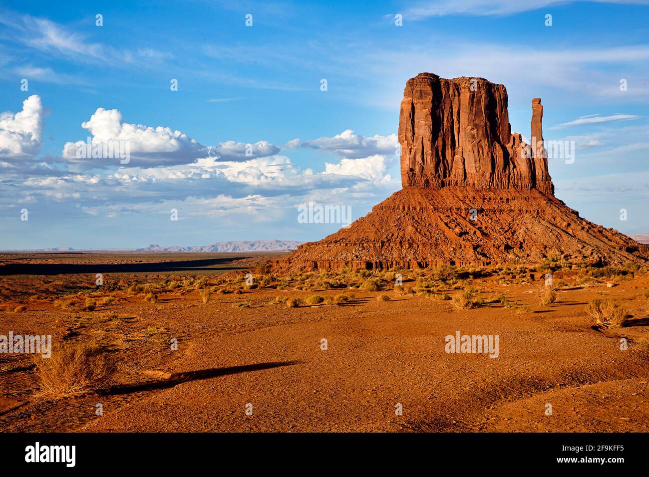 Monument Valley. Nation Navajo. Mitten Butte est Banque D'Images