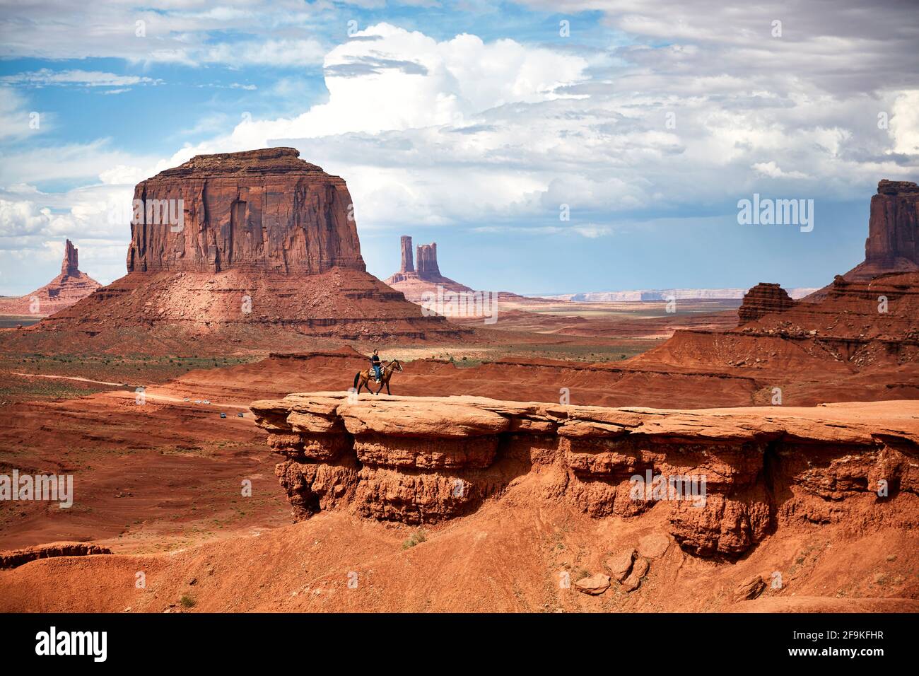 Monument Valley. Nation Navajo. Banque D'Images