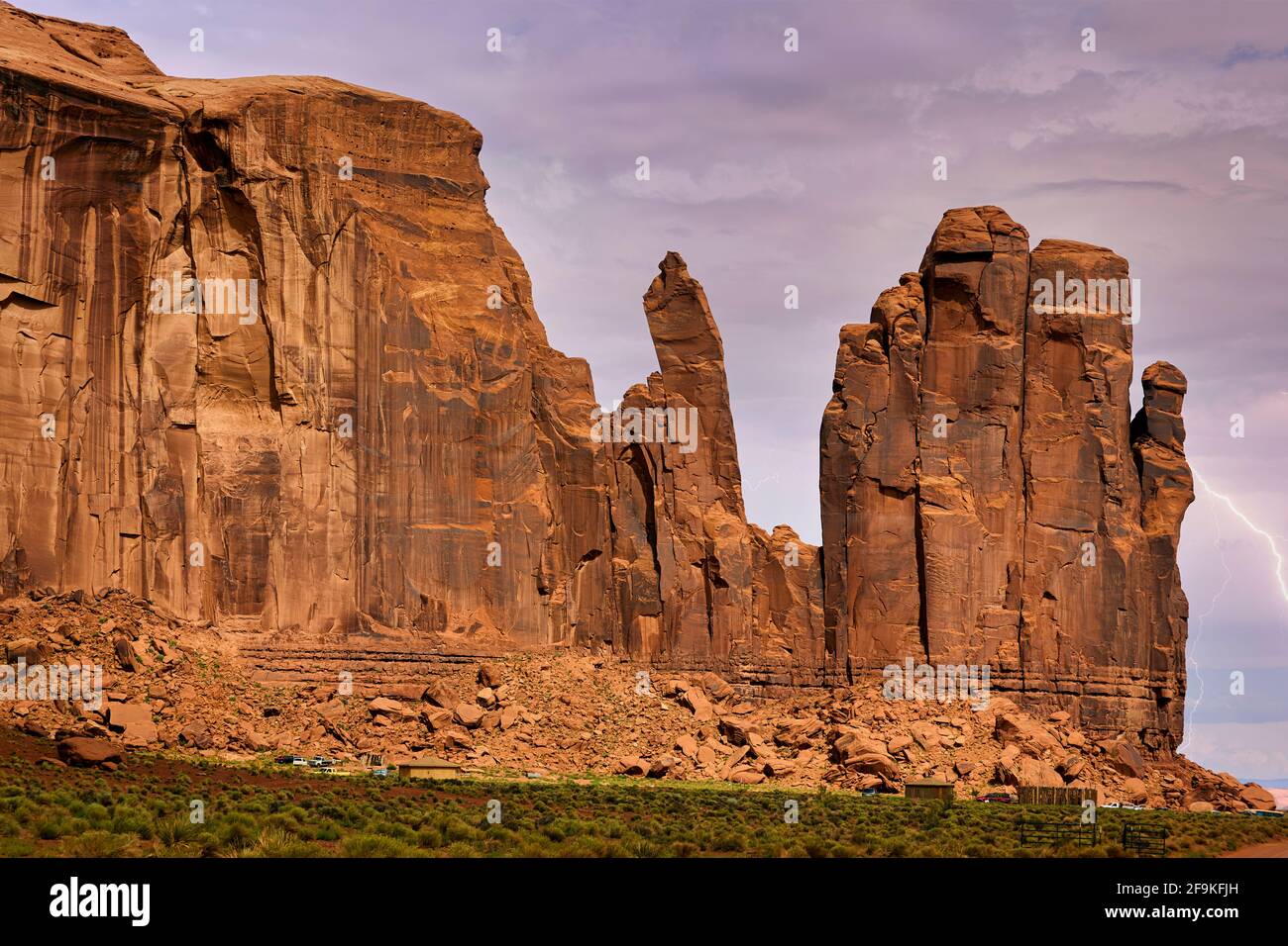 Monument Valley. Nation Navajo. Banque D'Images