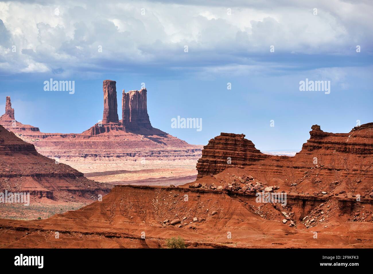 Monument Valley. Nation Navajo. Banque D'Images