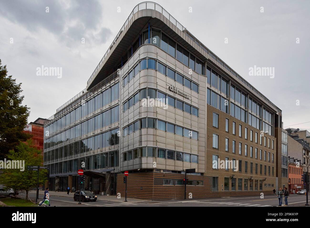 Gamle Museet l'ancien musée sur la porte Dronningens Kvadraturen in Oslo Norvège Banque D'Images