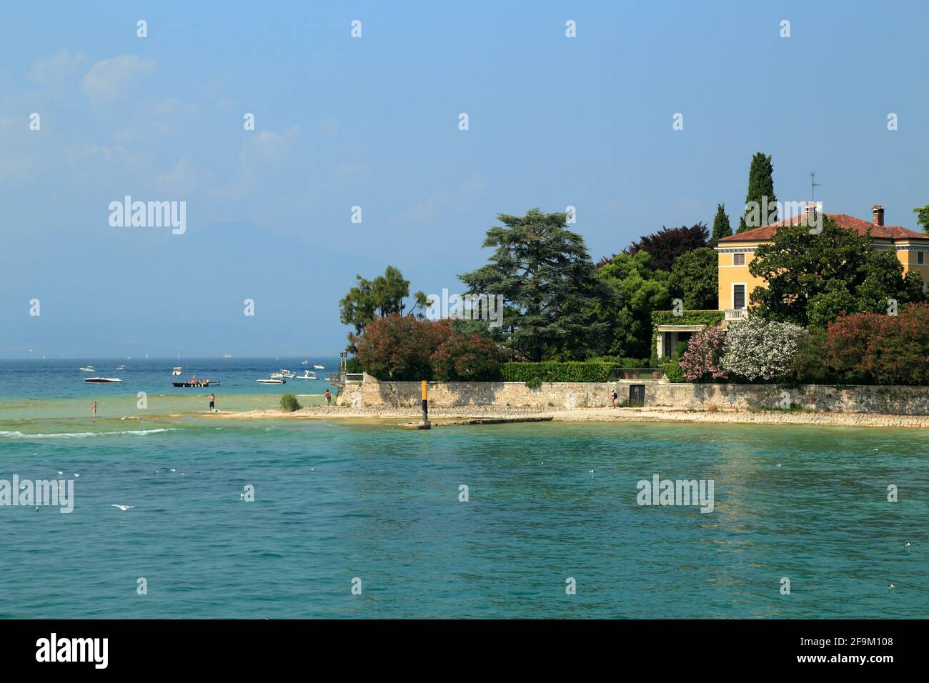 Sirmione, Lac de Garde, Lago di Garda, Gardasee, Italie Banque D'Images