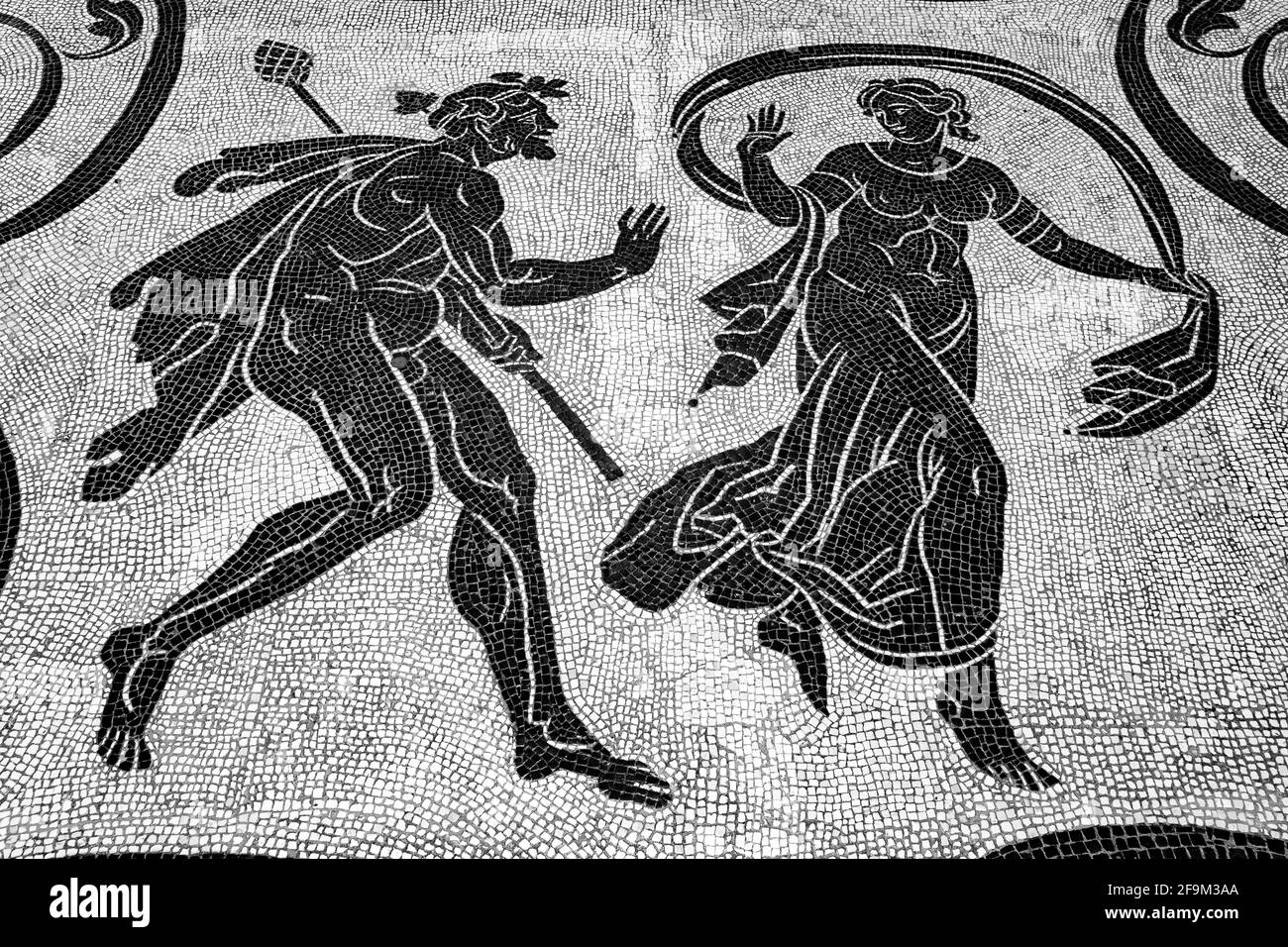 Rome, Italie; 20 juillet 2018: Musée de la mosaïque au Vatican Banque D'Images