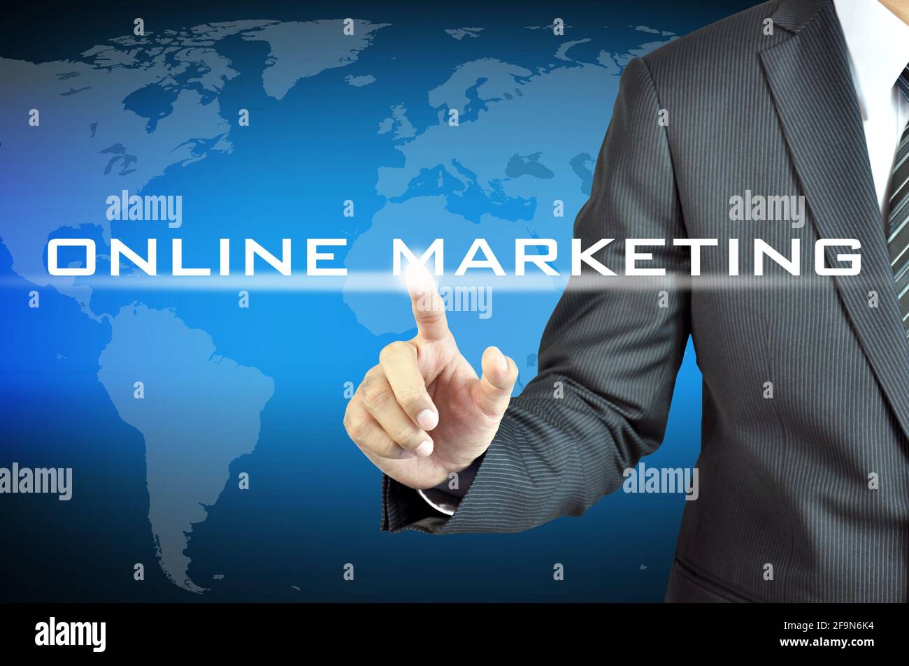 Le marketing en ligne Banque D'Images