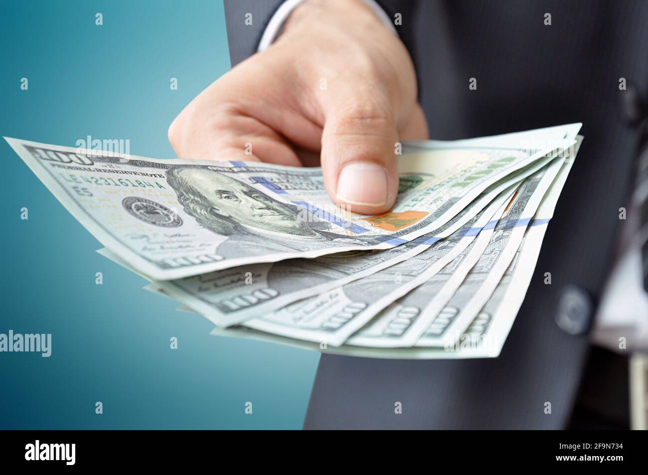 Monnaie - billets en dollars des États-Unis (USD) Banque D'Images