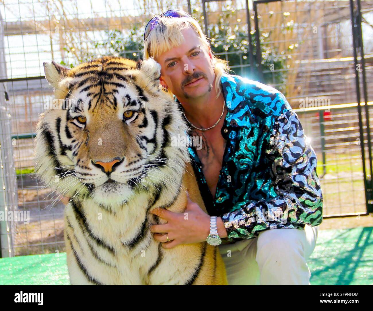 JOE EXOTIC DANS TIGER KING: MEURTRE, DÉSORDRE ET FOLIE (2020). Crédit : NETFLIX / Album Banque D'Images