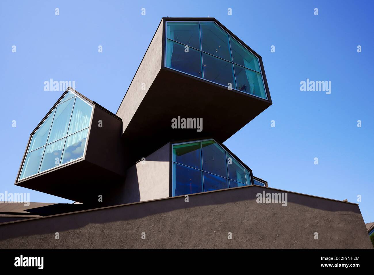 Vitra Maison par Jacques Herzog et Pierre de d'euros. Le Vitra Campus. Weil am Rhein, Allemagne Banque D'Images