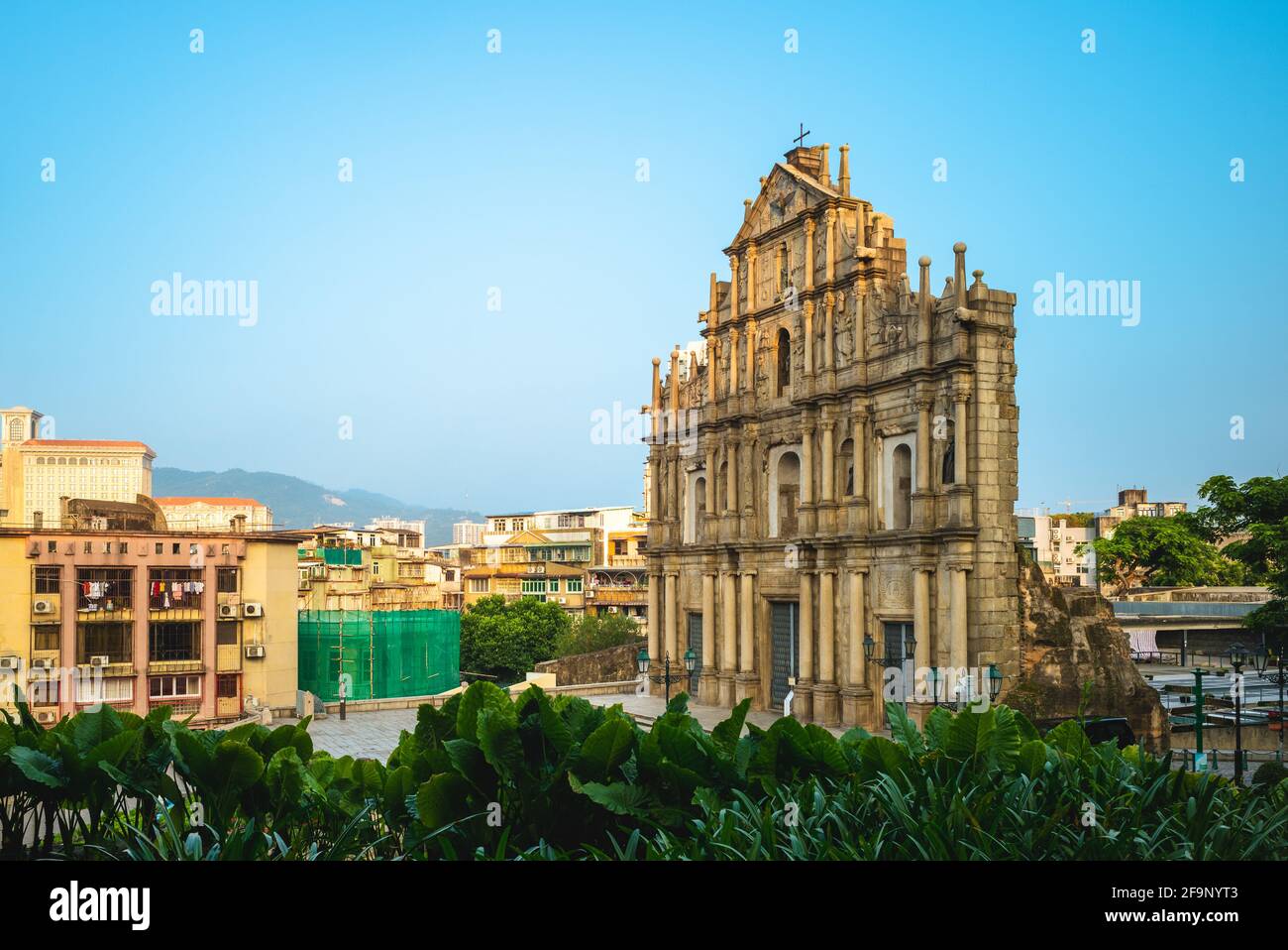 Ruines de Saint-Paul à Macao, Macao, Chine. patrimoine de l'unesco Banque D'Images