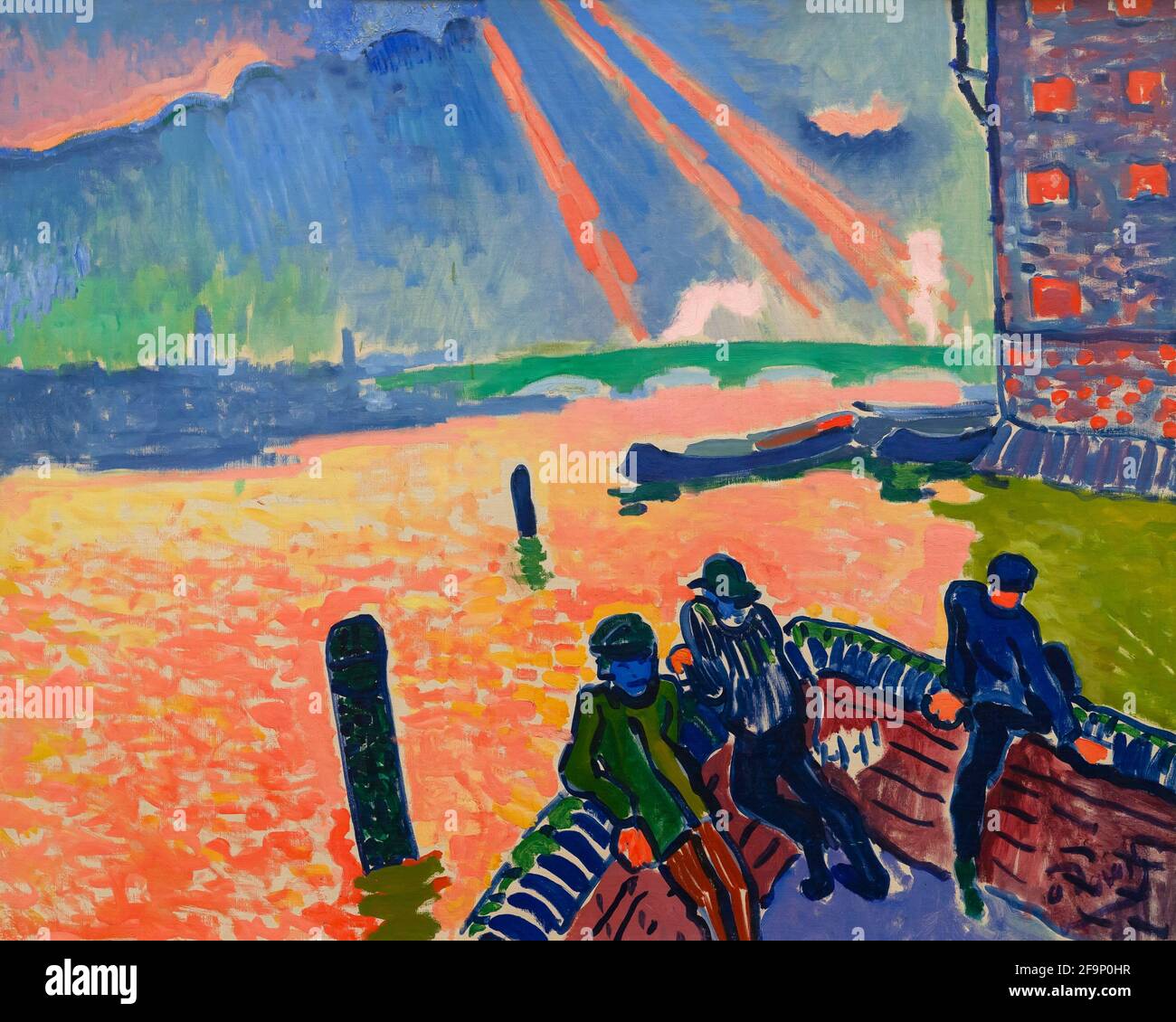 The Pool of London, Andre Derain, 1905, Banque D'Images