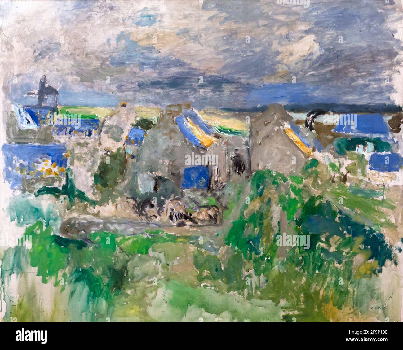 Village au bord de la Mer, Edouard Vuillard, 1909, Banque D'Images Village au bord de la Mer, Edouard Vuillard, 1909, Banque D'Images