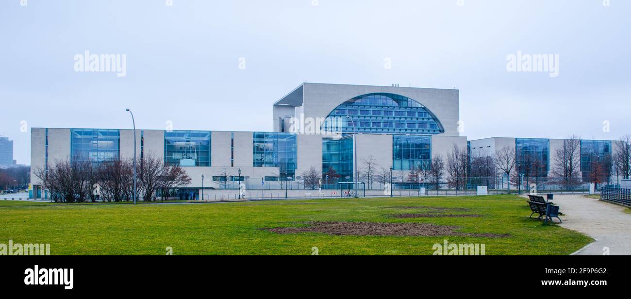 siège de la chancelière allemande à berlin. Banque D'Images