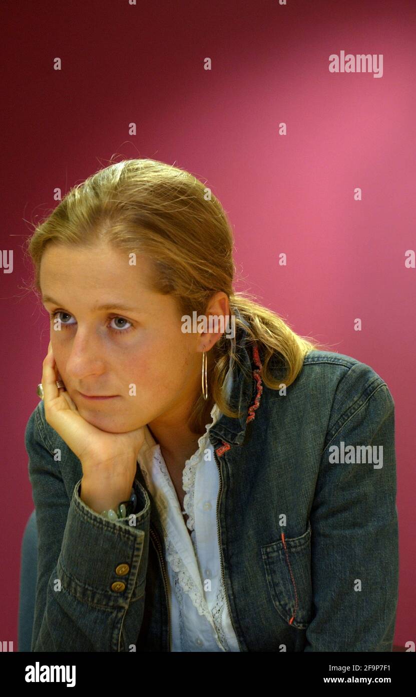 MARTHA LANE-FOX.24/7/02 PILSTON Banque D'Images