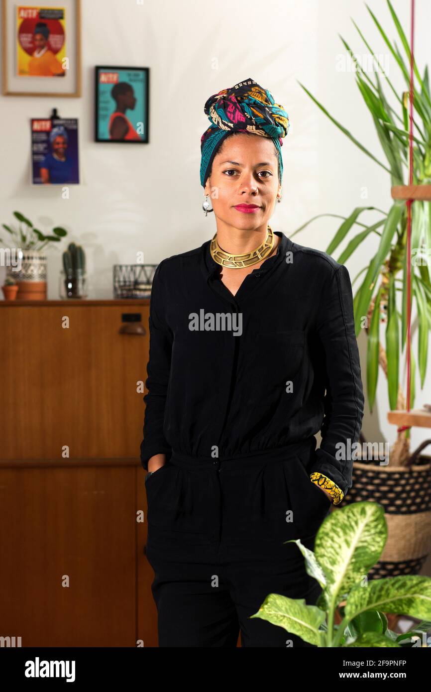 09.03.2020, Berlin, Berlin, Allemagne - Dr. Emilia Zenzile Roig (scientifique politique, fondateur et directeur exécutif du Centre for intersectional Ju Banque D'Images
