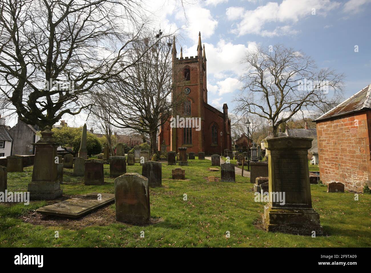 Ecosse, Ayrshire, Mauchline, Mauchline Church 16 avril 2021. Banque D'Images