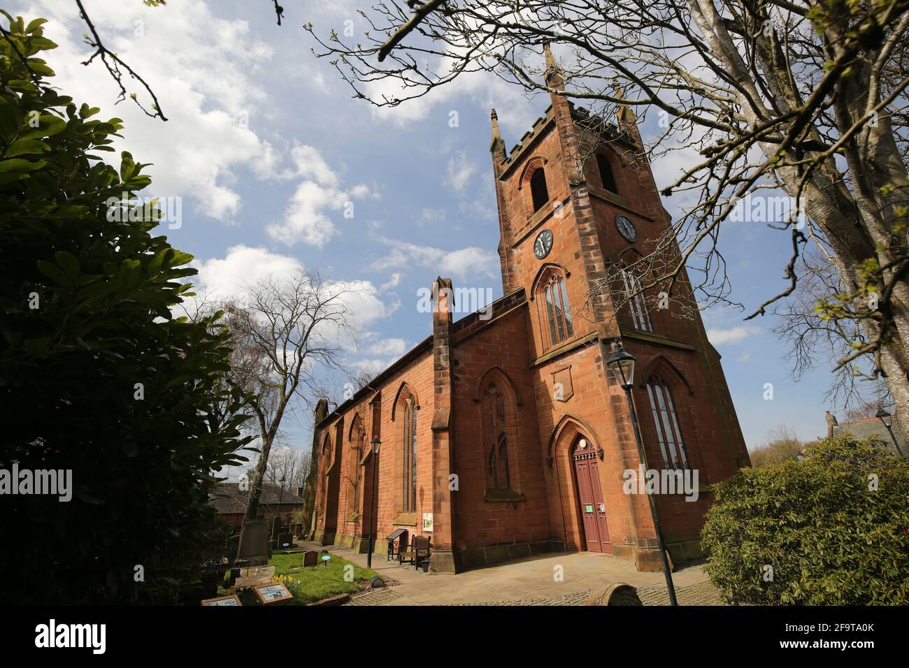 Ecosse, Ayrshire, Mauchline, Mauchline Church 16 avril 2021. Banque D'Images