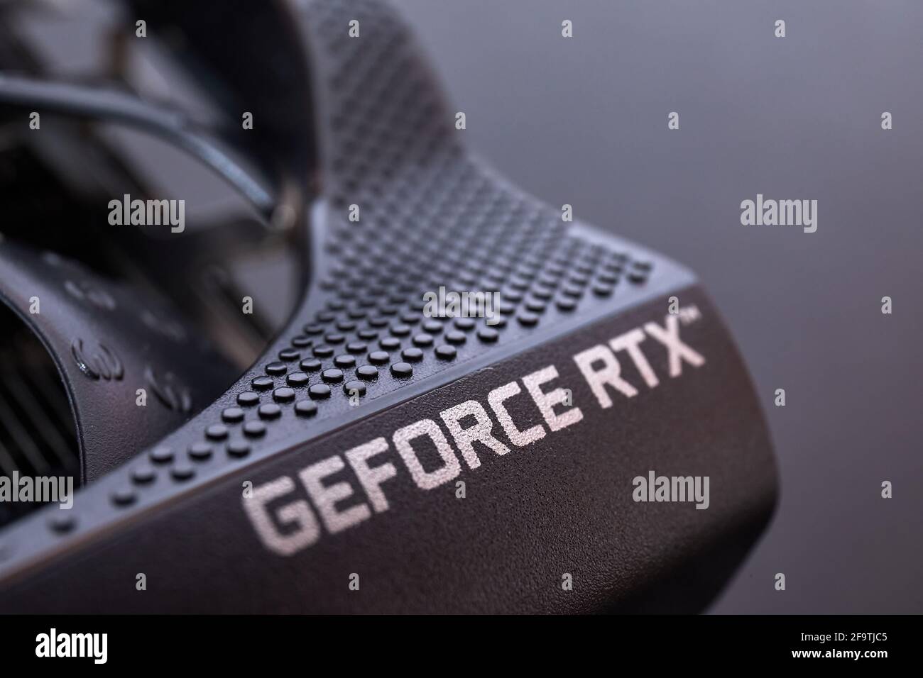 Carte graphique GeForce RTX 3080 Nvidia Banque D'Images