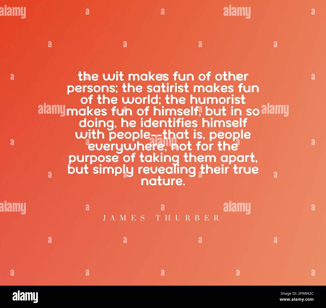 Citation Pleine D Esprit Sur L Etat D Esprit De L Humoriste Sur Fond Orange Photo Stock Alamy