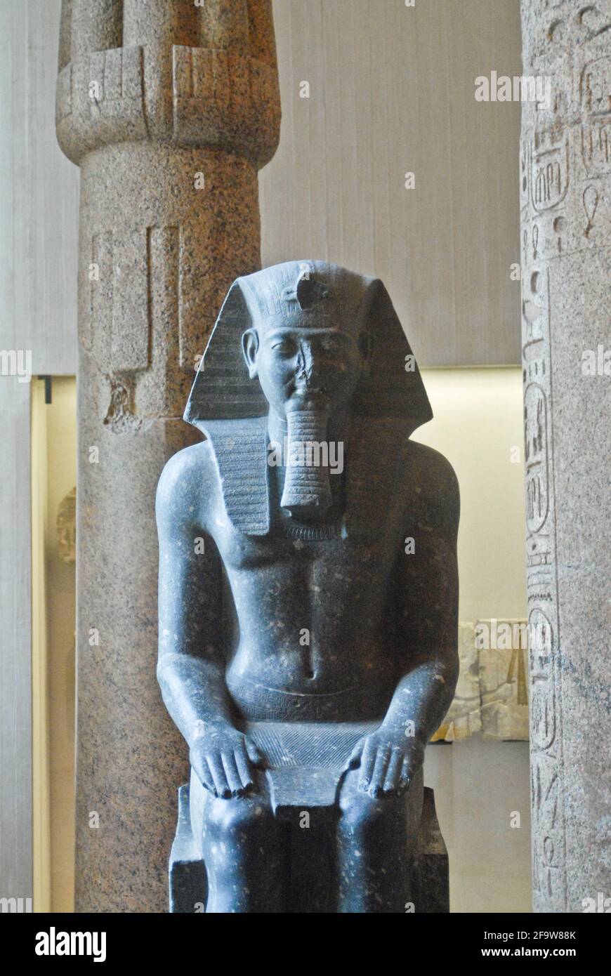 Sculpture égyptienne. Musée du Louvre Banque D'Images