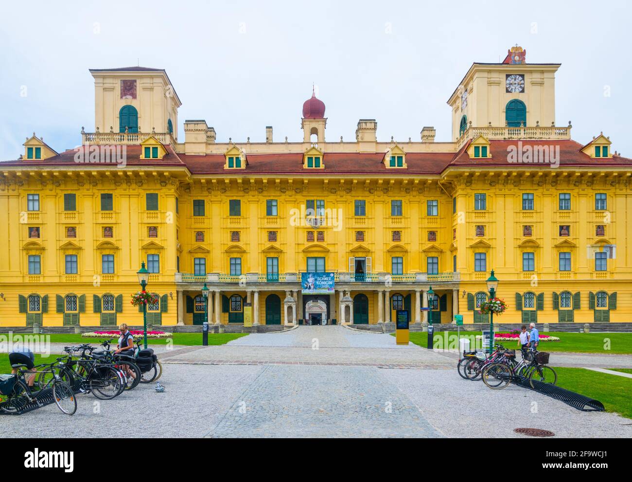 EISENSTADT, AUTRICHE, 18 JUIN 2016 : vue sur le célèbre palais esterhazy dans la ville autrichienne Eisenstadt, capitale de la région du Burgenland. Banque D'Images