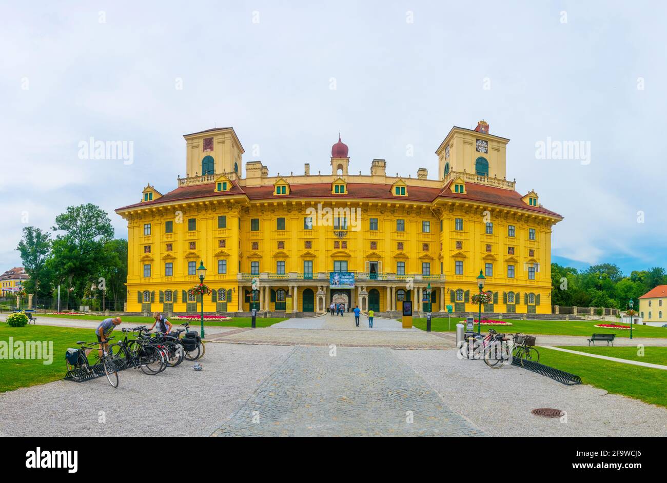 EISENSTADT, AUTRICHE, 18 JUIN 2016 : vue sur le célèbre palais esterhazy dans la ville autrichienne Eisenstadt, capitale de la région du Burgenland. Banque D'Images