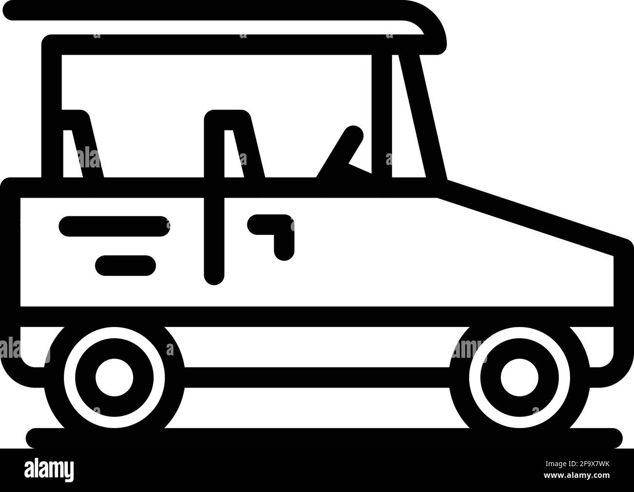 Icône de transport Safari. Outline Safari transport vector icon pour la conception Web isolée sur fond blanc Illustration de Vecteur