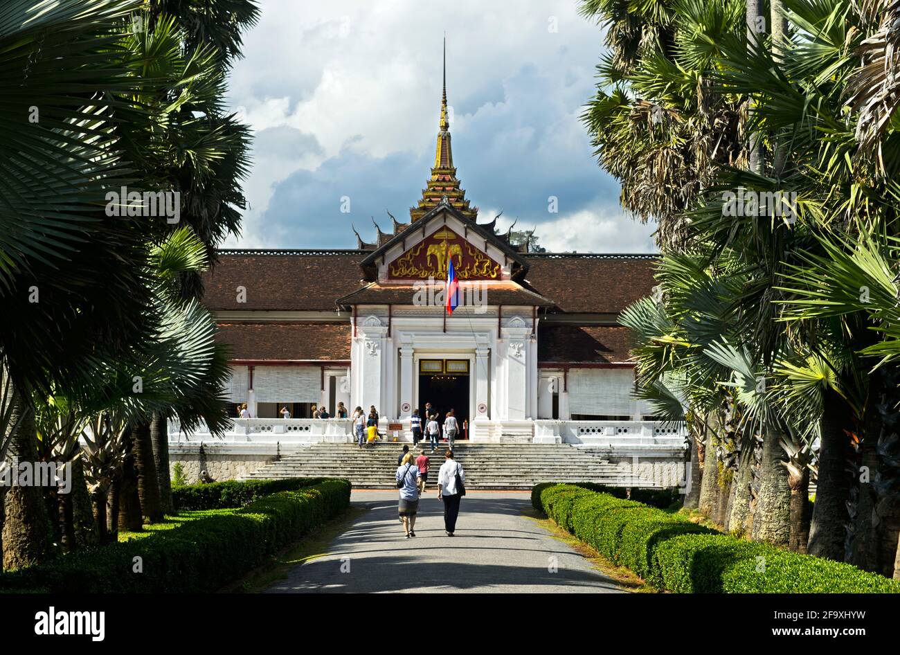 Musée du Palais Royal, Luang Prabang, Laos Banque D'Images