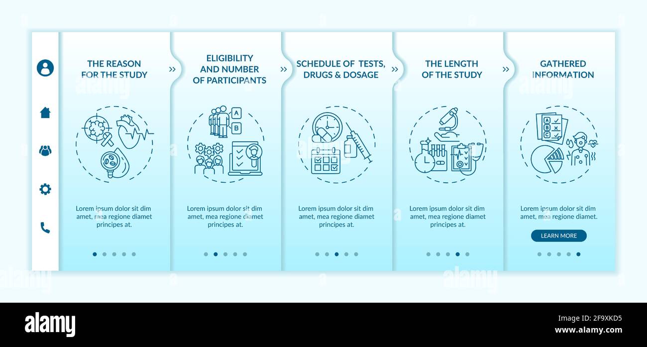 Modèle de vecteur d'intégration du protocole d'examen Illustration de Vecteur