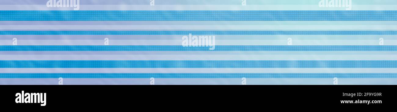 motif d'eau carreaux piscine résumé illustration arrière-plan bannière Banque D'Images