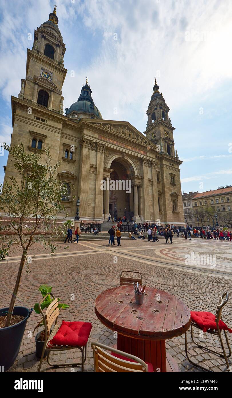 Basilique Saint-Étienne de Budapest Banque D'Images