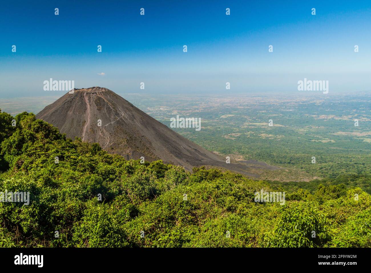 Volcan Izalco, El Salvador Banque D'Images