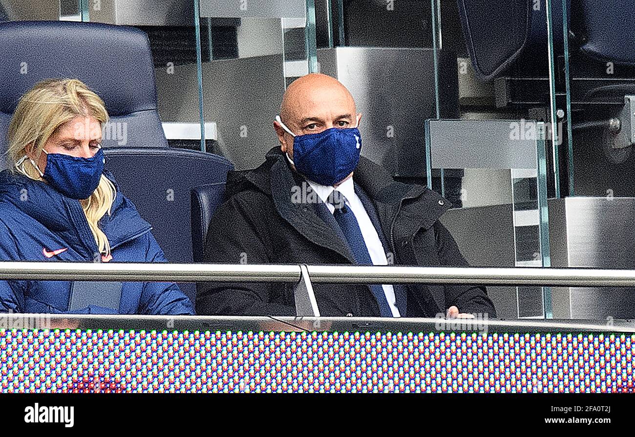 Londres, Royaume-Uni. 21 avril 2021. 21 avril 2021 - Tottenham Hotspur v Southampton - Premier League - The Tottenham Hotspur Stadium - Londres Tottenham Hotspur Président Daniel Levy. Crédit photo : crédit: Mark pain/Alamy Live News Banque D'Images