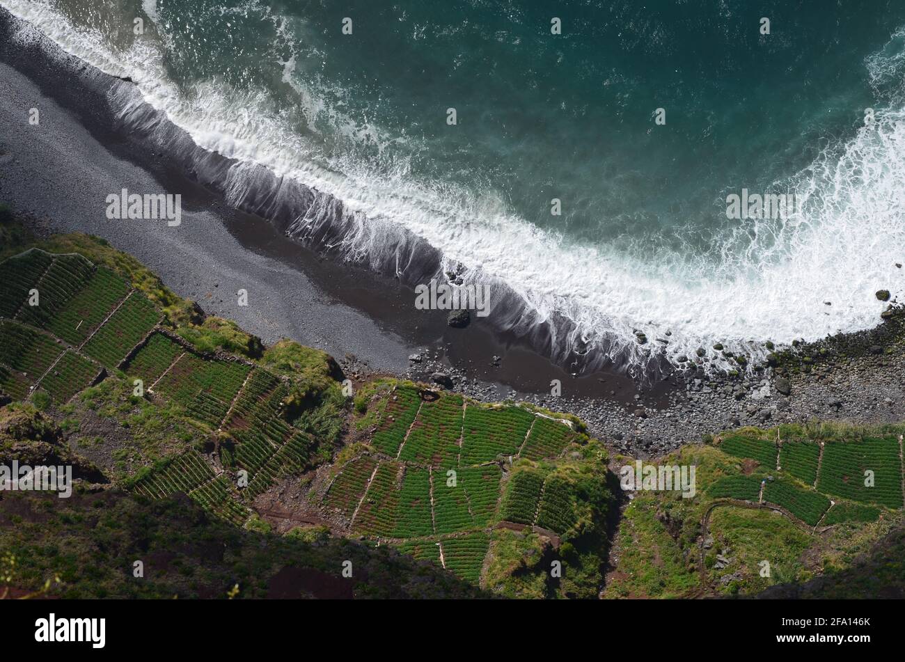 Cabo Girao, sur l’île de Madère, l’une des falaises les plus hautes d’Europe Banque D'Images