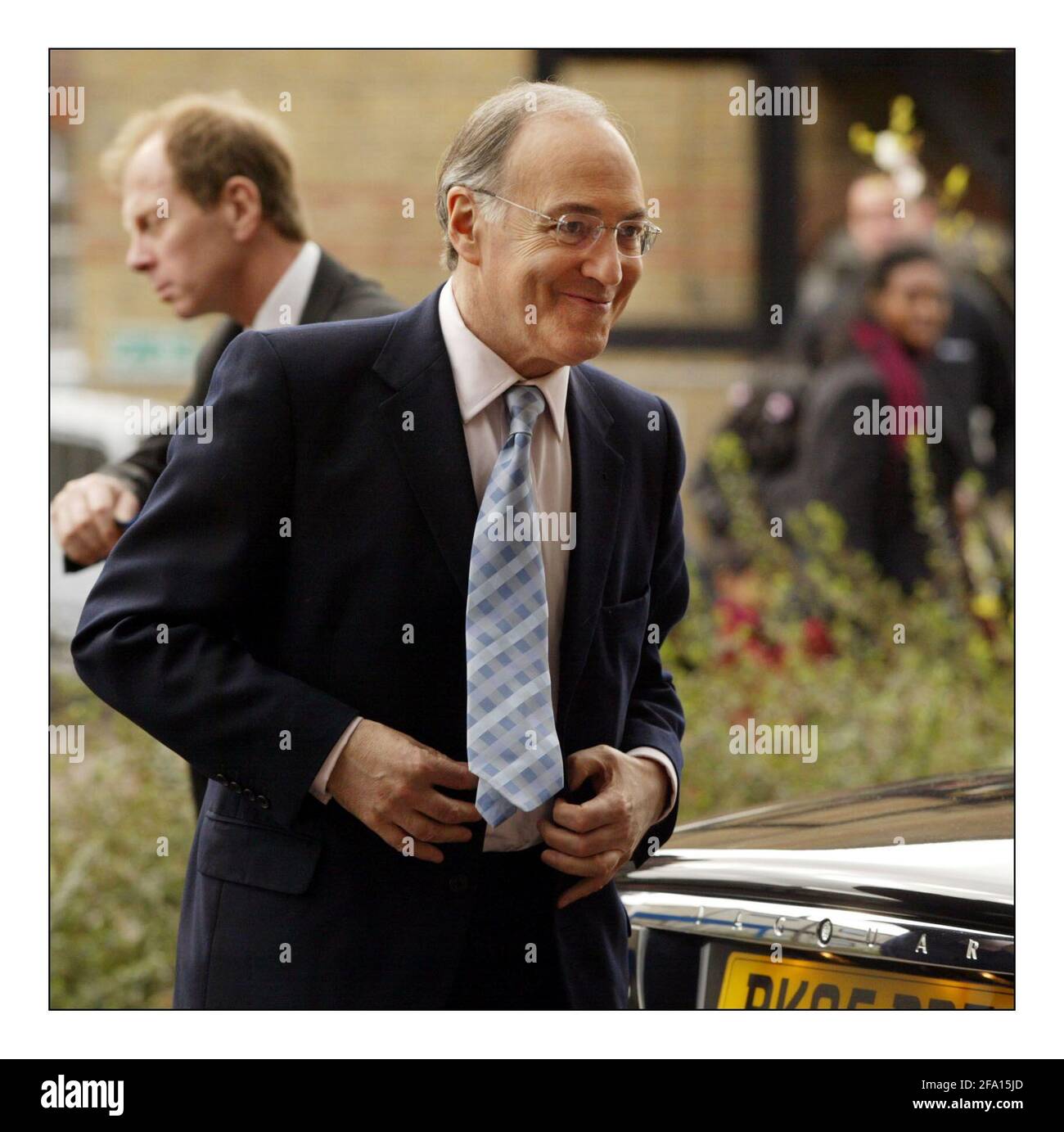 Michael Howard et son épouse Sandra visitent l'hôpital St. Georges à Tooting, LondonPic David Sandison 7/4/2005 Banque D'Images