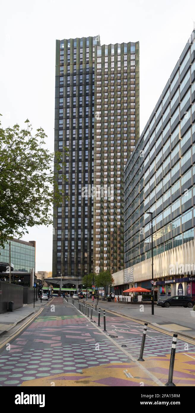 Dix degrés Croydon par Graystar Banque D'Images