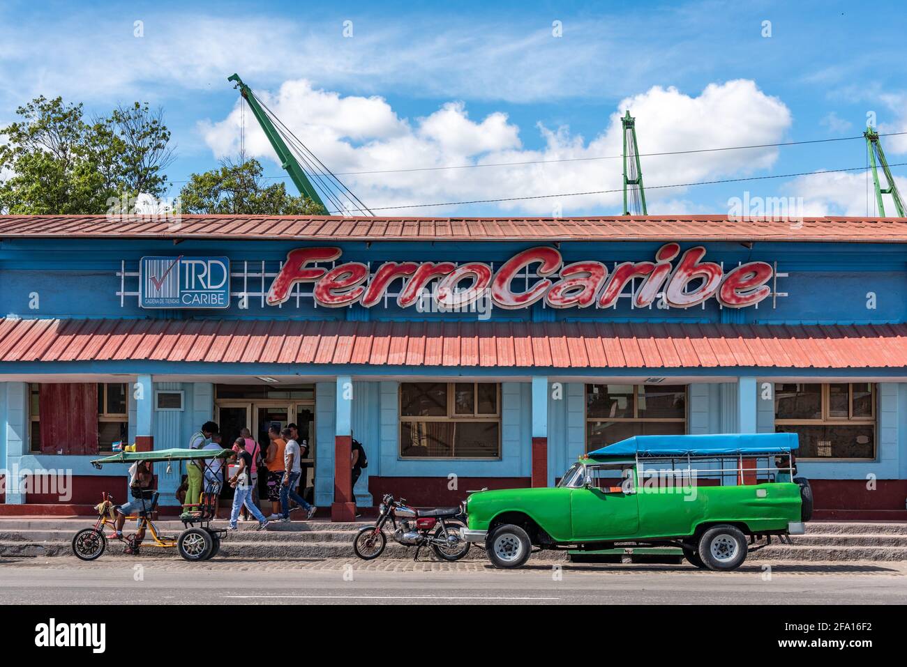 Terminal FerroCaribe, Santiago de Cuba, Cuba Banque D'Images