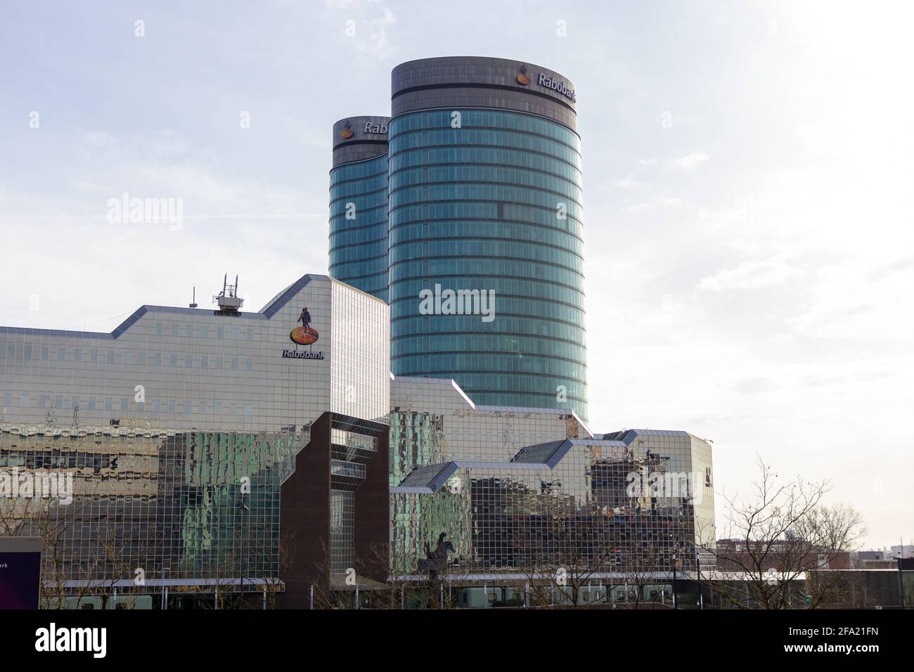 Siège de Rabobank à Utrecht Banque D'Images