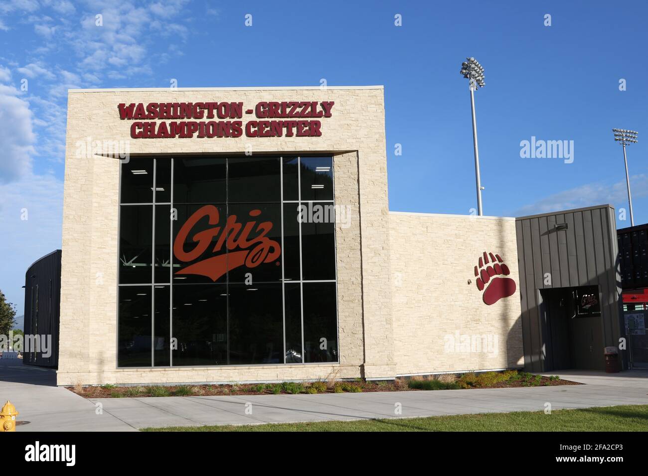 Les nouveaux champions Washington-Grizzly Centre, University of Montana, Missoula Banque D'Images