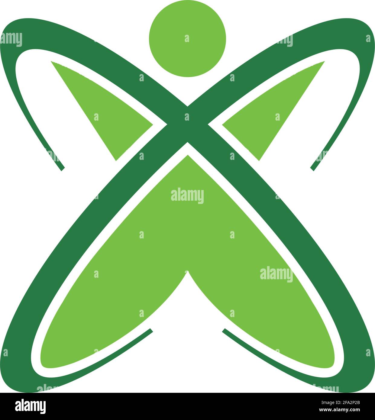 design graphique stylisé de l'icône du logo santé vector concept Illustration de Vecteur