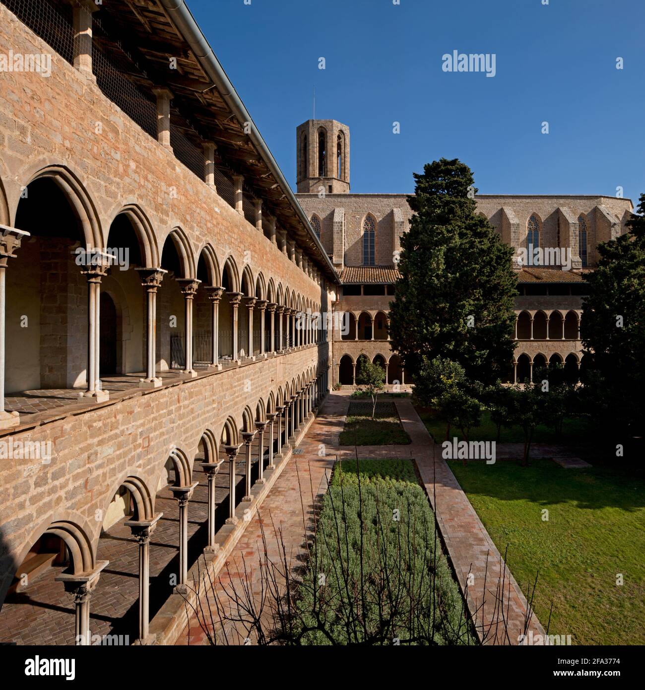 Monestir Santa Maria de Pedralbes, Barcelone Banque D'Images