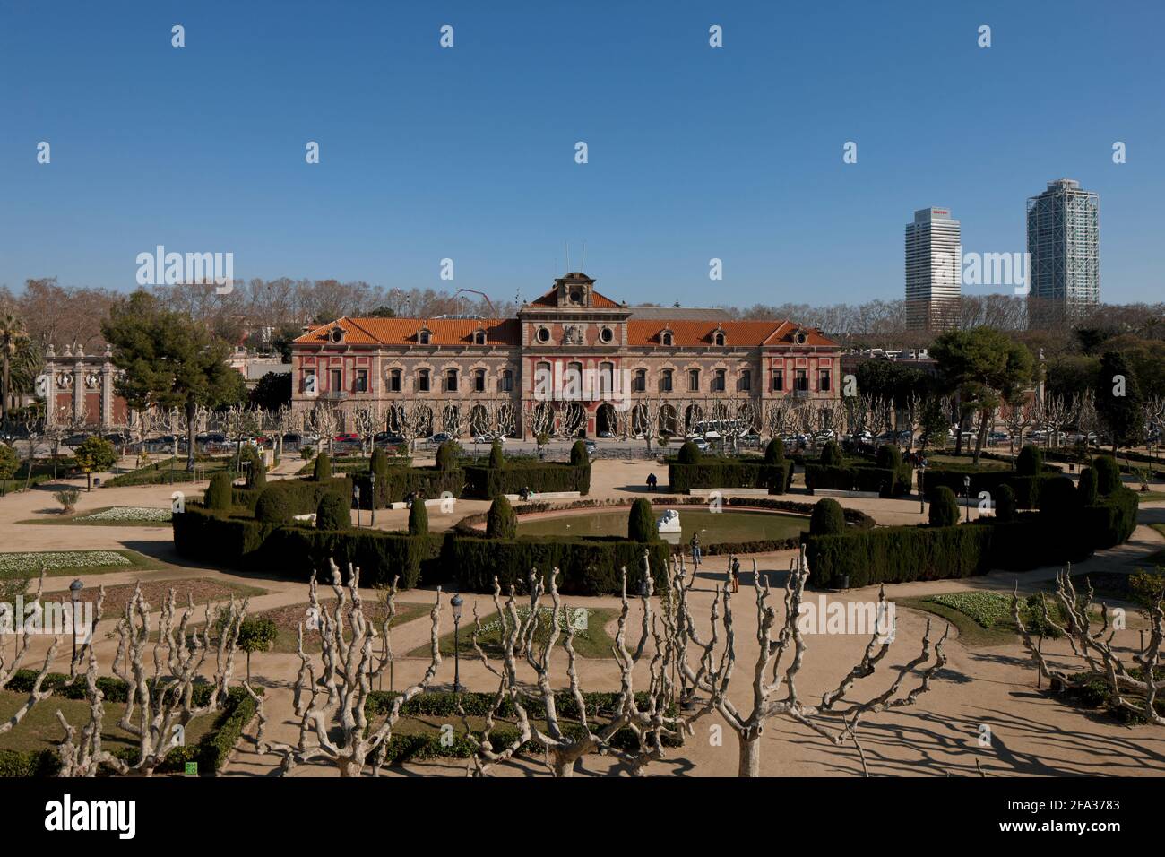 Parlament de Catalunya, Barcelone Banque D'Images