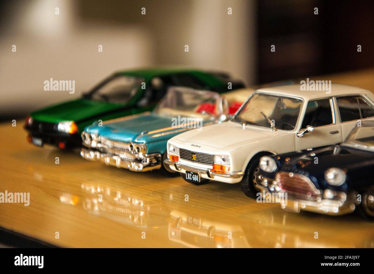 Voitures de collection miniatures (diecast). échelle 1:43. Banque D'Images