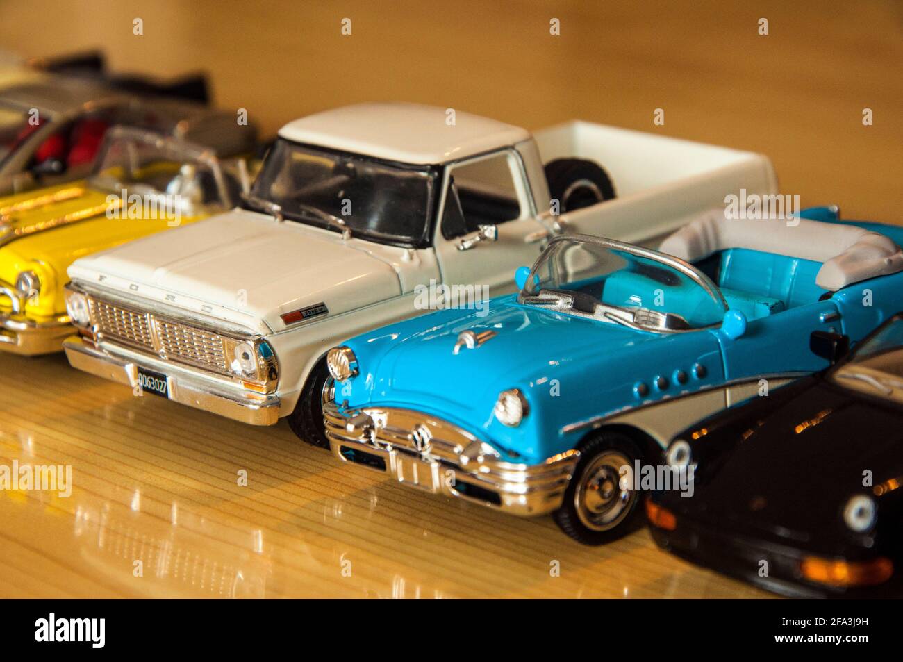 Voitures de collection miniatures (diecast). échelle 1:43. Banque D'Images