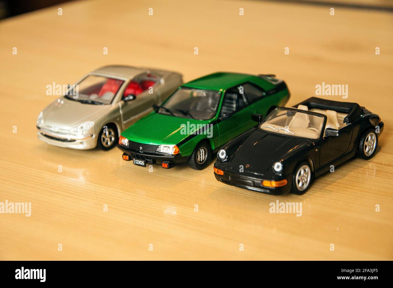Voitures de collection miniatures (diecast). échelle 1:43. Banque D'Images