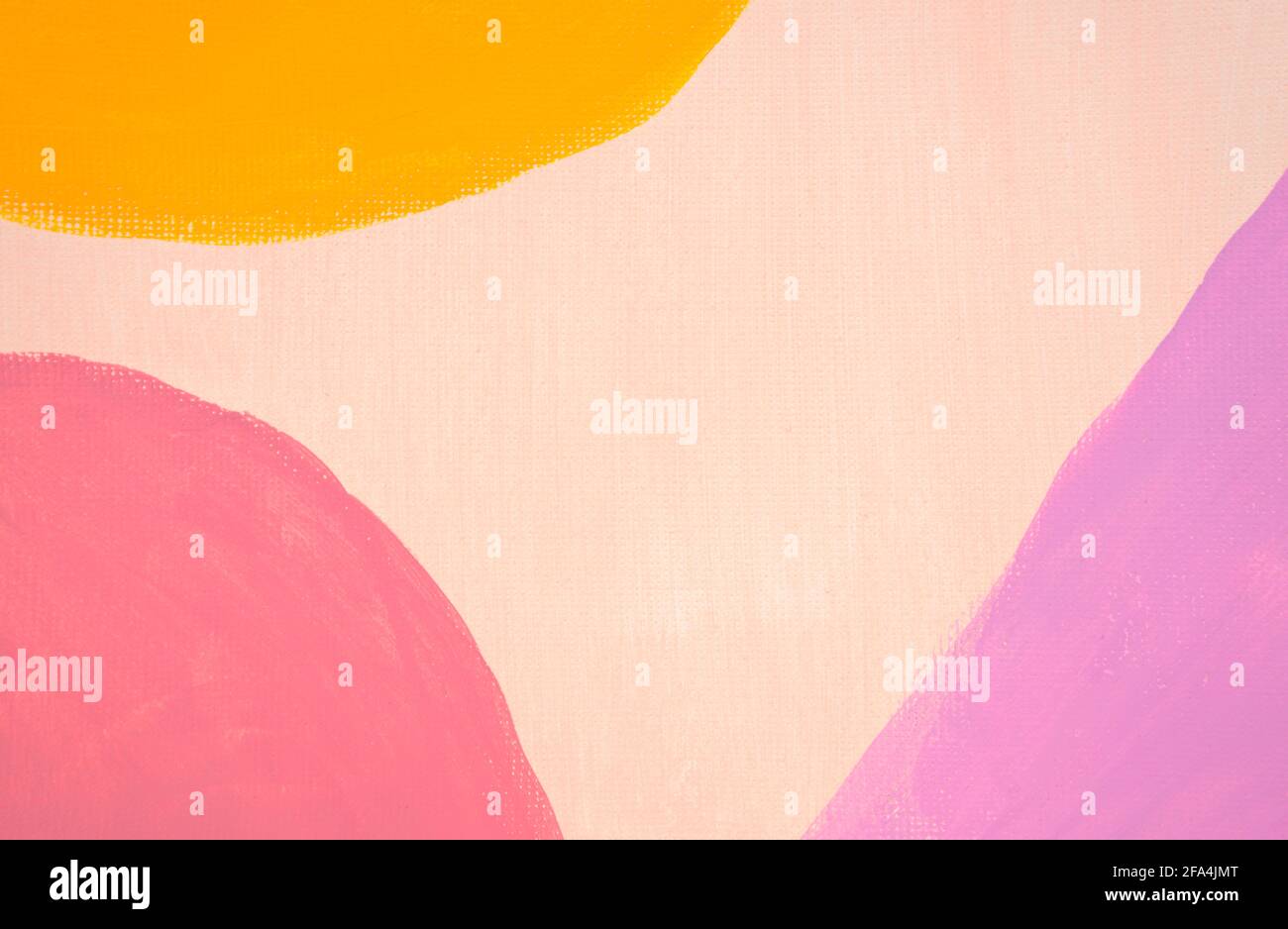 Décoration murale boho abstraite peinte à la main. Œuvres d'art scandinaves modernes et minimalistes. Art. Terre cuite du milieu du siècle neutre, pastel, rose pâle. Banque D'Images